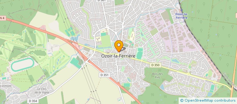 localisation de l'entreprise OPTIMMO 9 à OZOIR-LA-FERRIERE