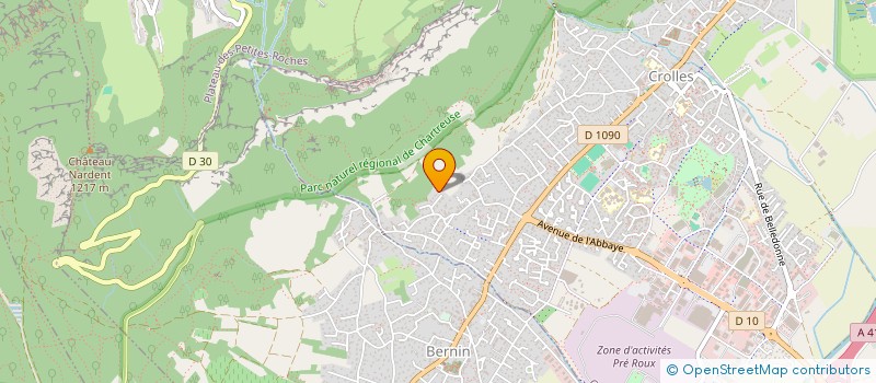 localisation de l'entreprise OPTIMMO  CROLLES