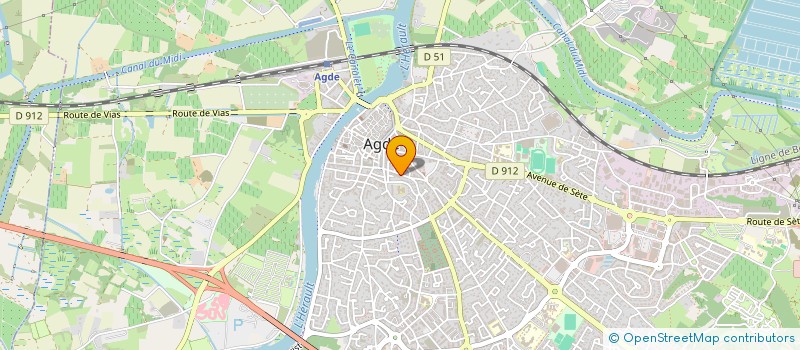 localisation de l'entreprise OPTIMMO  AGDE