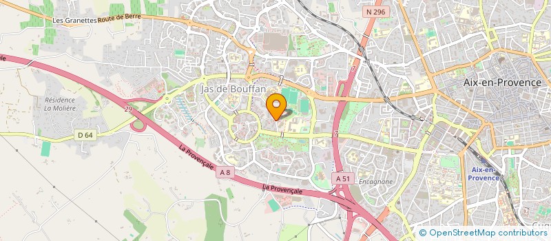 localisation de l'entreprise OPTIMMO à AIX EN PROVENCE