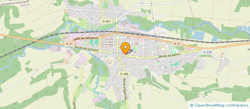 localisation de l'entreprise OPTIMO à FISMES