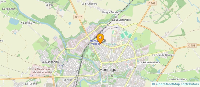 localisation de l'entreprise OPTIMOCARO à MONTAIGU-VENDEE