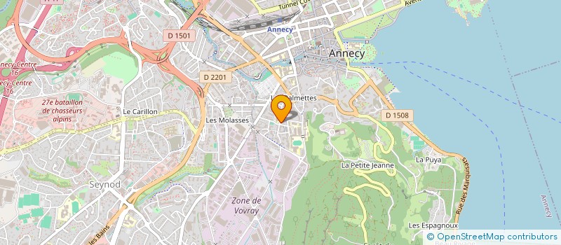 localisation de l'entreprise OPTIMOM à ANNECY