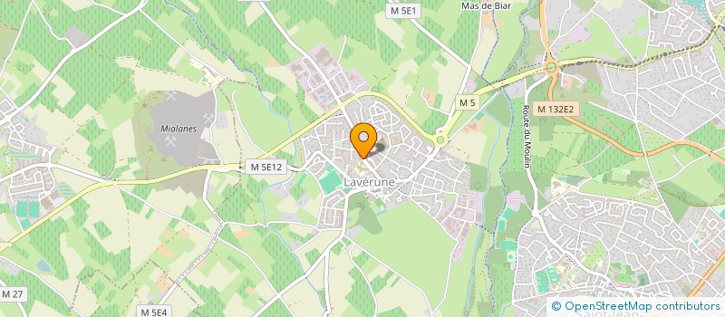 localisation de l'entreprise OPTIMOM  LAVERUNE