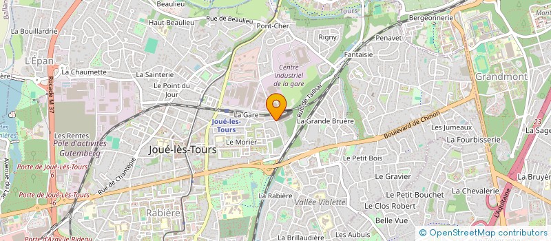 localisation de l'entreprise OPTIMPACK  JOUE-LES-TOURS