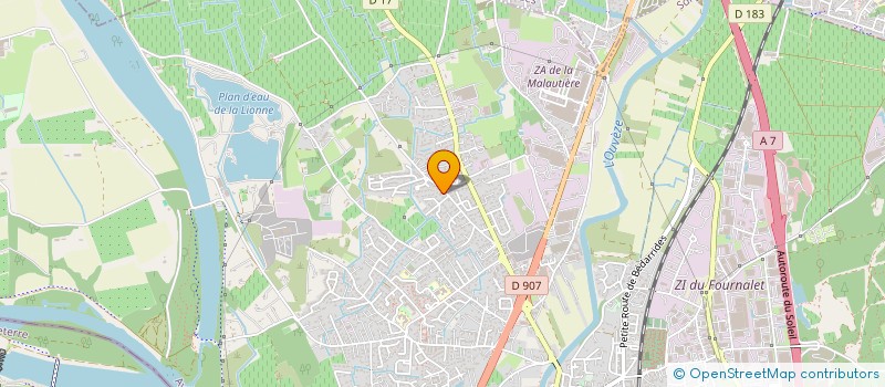 localisation de l'entreprise OPTIMS  SORGUES