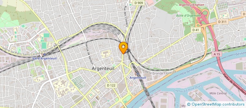 localisation de l'entreprise OPTIMUM à ARGENTEUIL