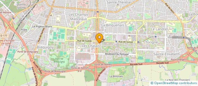localisation de l'entreprise OPTIMUM à RENNES