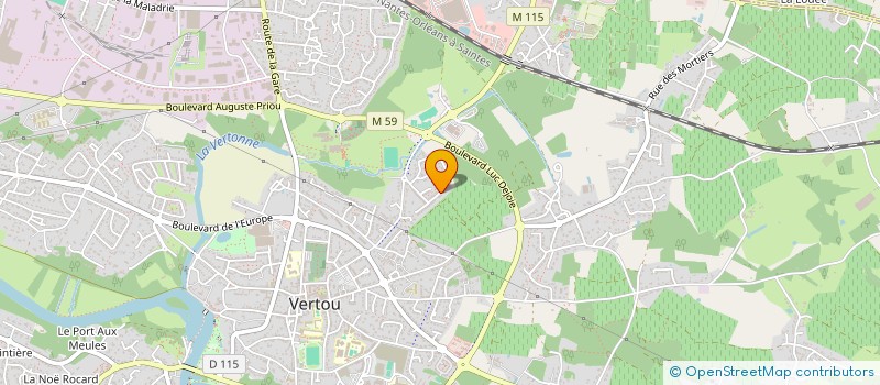 localisation de l'entreprise OPTIMUM à VERTOU
