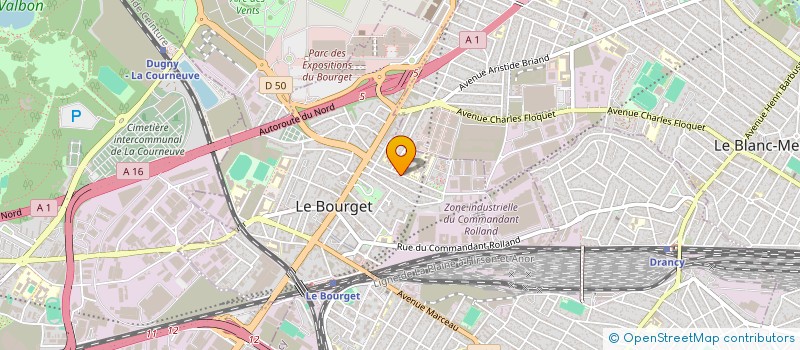 localisation de l'entreprise OPTIMUM à LE BOURGET