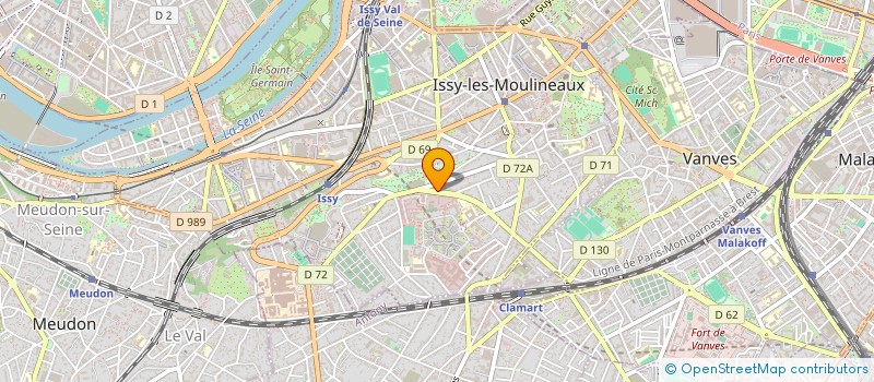 localisation de l'entreprise OPTIMUM 92 à ISSY-LES-MOULINEAUX