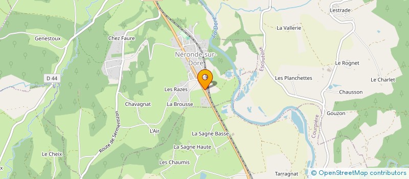 localisation de l'entreprise OPTIMUM AUTOMOBILE  NERONDE-SUR-DORE