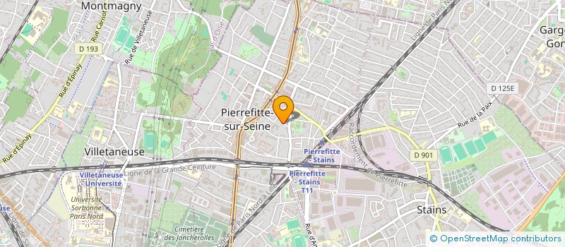 localisation de l'entreprise OPTIMUM COMPANY à PIERREFITTE-SUR-SEINE