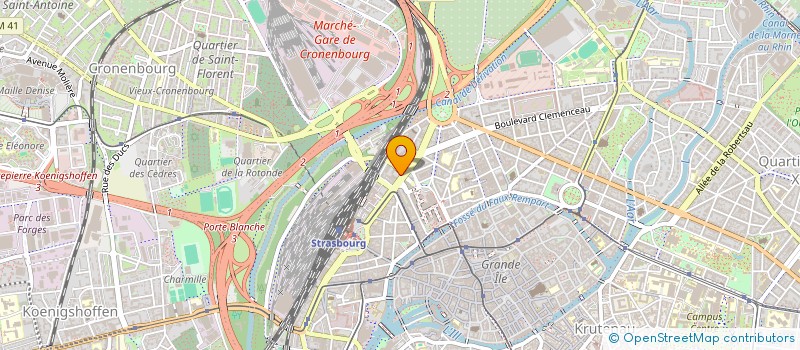 localisation de l'entreprise OPTIMUM CONSEILS à STRASBOURG