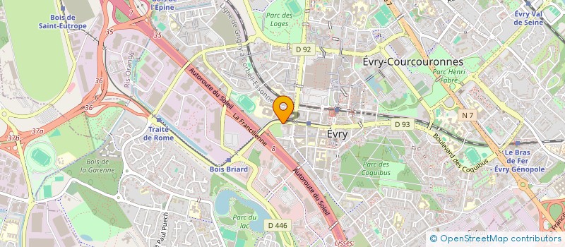 localisation de l'entreprise OPTIMUM CONSULTING à EVRY-COURCOURONNES
