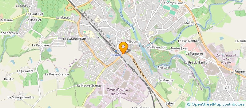 localisation de l'entreprise OPTIMUM FM à CLISSON