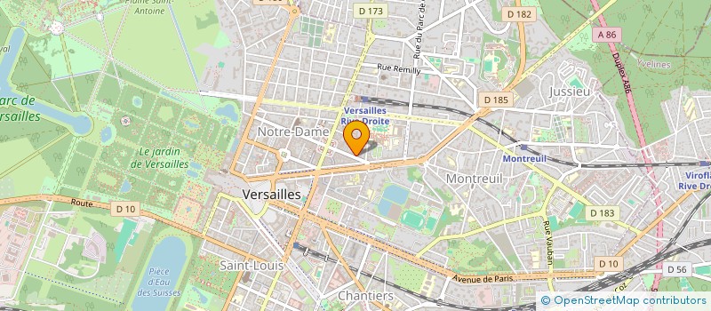localisation de l'entreprise OPTIMUM GESTION à VERSAILLES