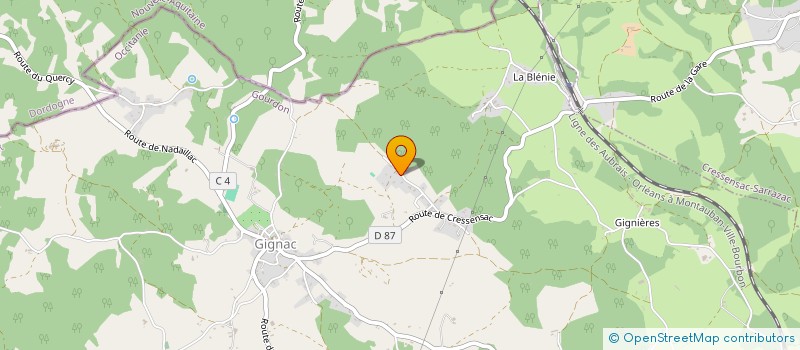 localisation de l'entreprise OPTIMUM GROUP  GIGNAC