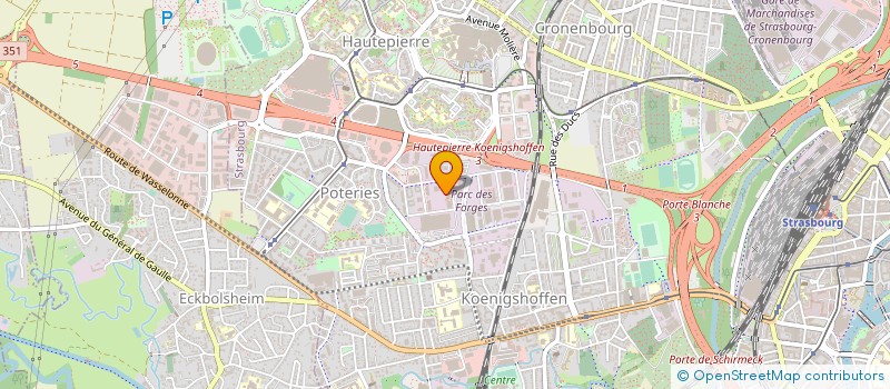 localisation de l'entreprise OPTIMUM GROUPE à STRASBOURG
