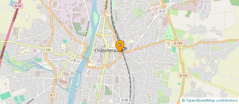 localisation de l'entreprise OPTIMUM INFORMATIQUE  CHATELLERAULT