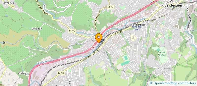 localisation de l'entreprise OPTIMUM MENUISERIE  GENILAC