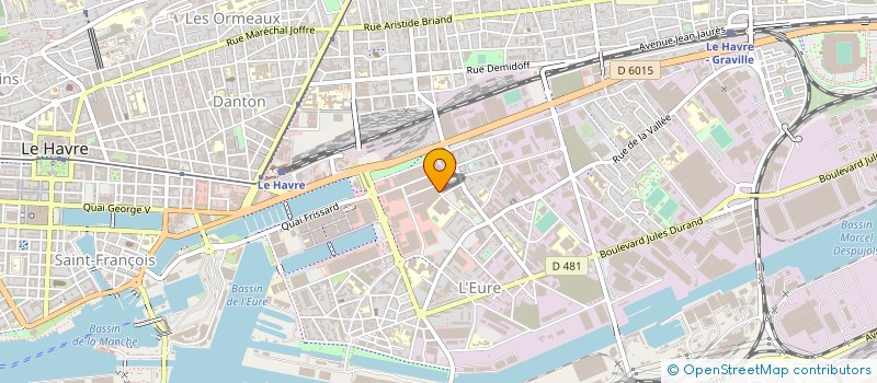 localisation de l'entreprise OPTIMUM MOTEUR à LE HAVRE