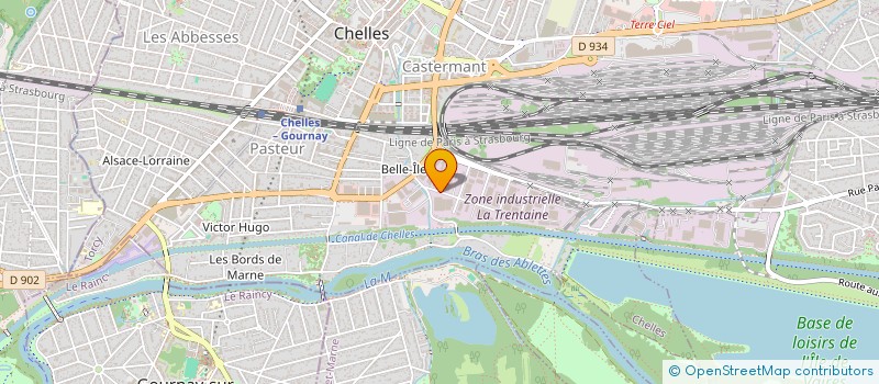 localisation de l'entreprise OPTIMUM PARTNERS  CHELLES