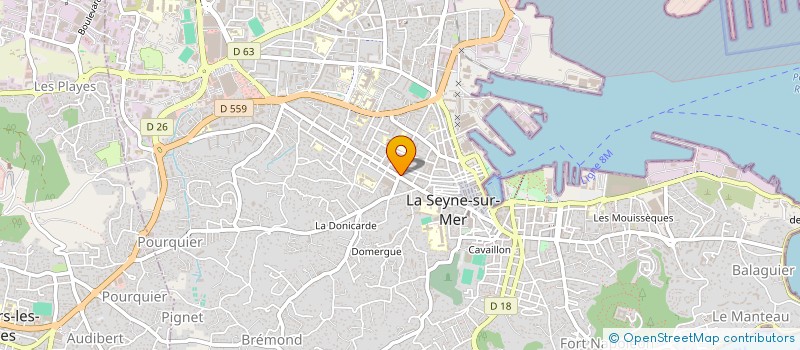 localisation de l'entreprise OPTIMUM SARL à LA SEYNE-SUR-MER