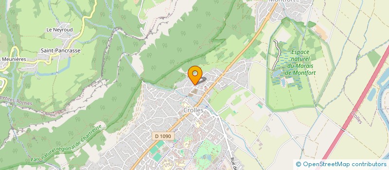 localisation de l'entreprise OPTIMUM SOFTWARE à CROLLES