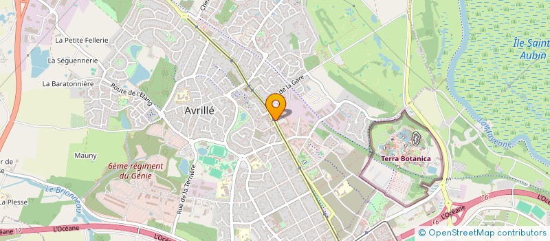 localisation de l'entreprise OPTIMUS à AVRILLE