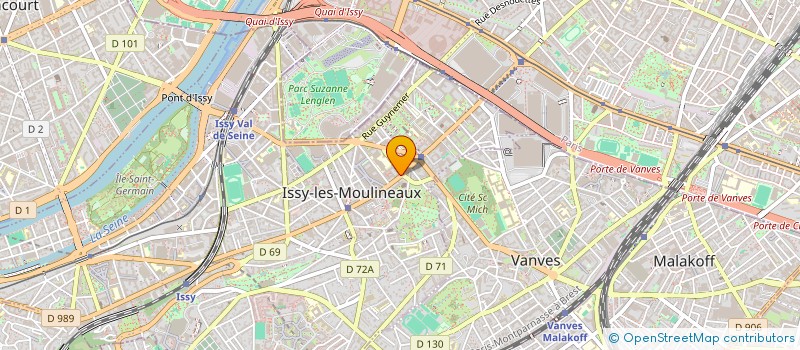 localisation de l'entreprise OPTIMUS CAB à ISSY-LES-MOULINEAUX