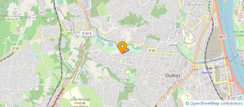 localisation de l'entreprise OPTIMUS PM  OULLINS-PIERRE-BENITE