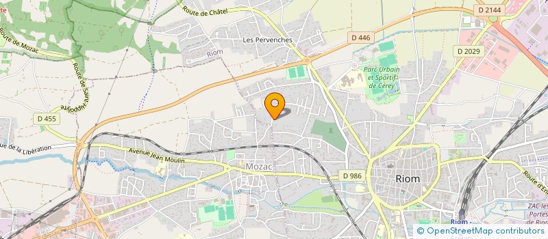 localisation de l'entreprise OPTIMUS SERVICE & PARTS  RIOM