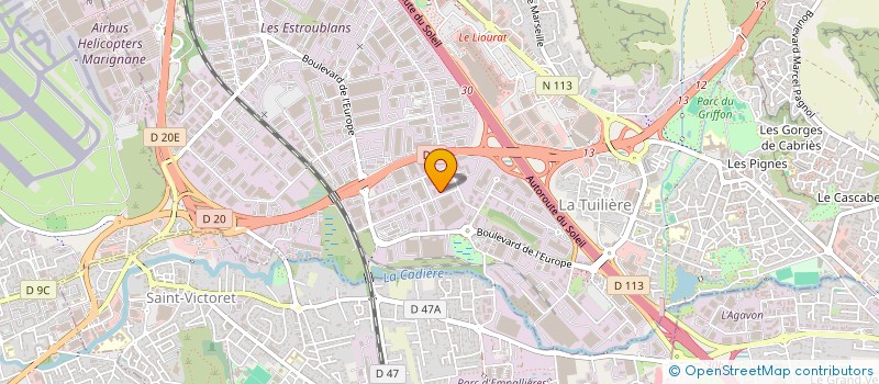 localisation de l'entreprise OPTIMVEST à VITROLLES