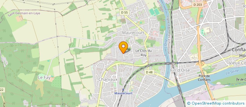 localisation de l'entreprise OPTIMVEST  MAURECOURT