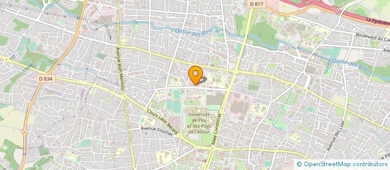 localisation de l'entreprise OPTINERGIE à PAU