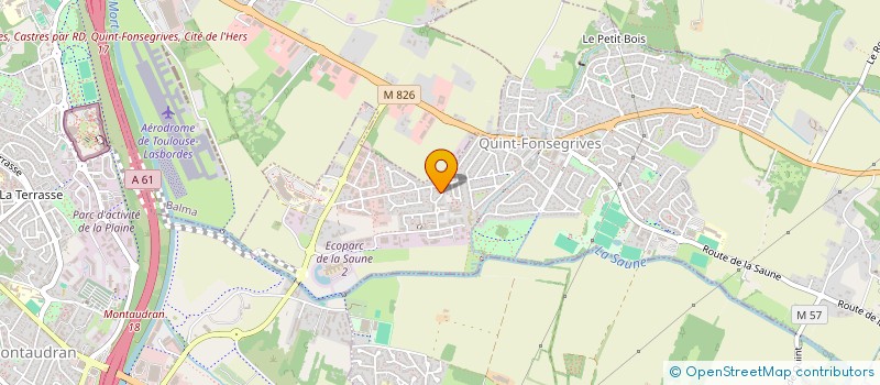 localisation de l'entreprise OPTINERGY à QUINT-FONSEGRIVES