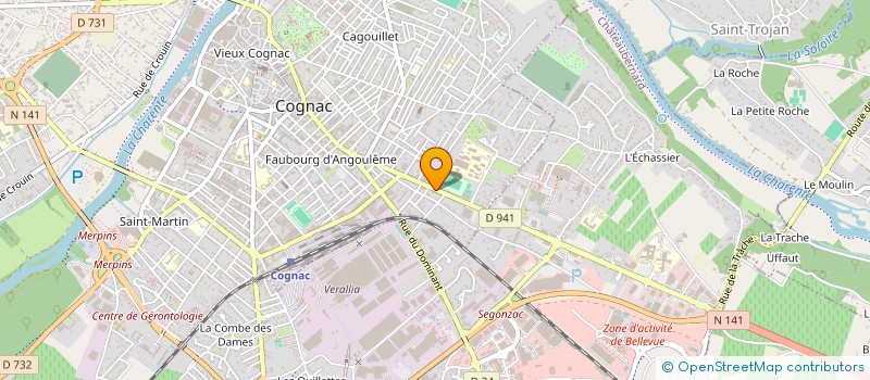localisation de l'entreprise OPTINERIS COGNAC 16 à COGNAC