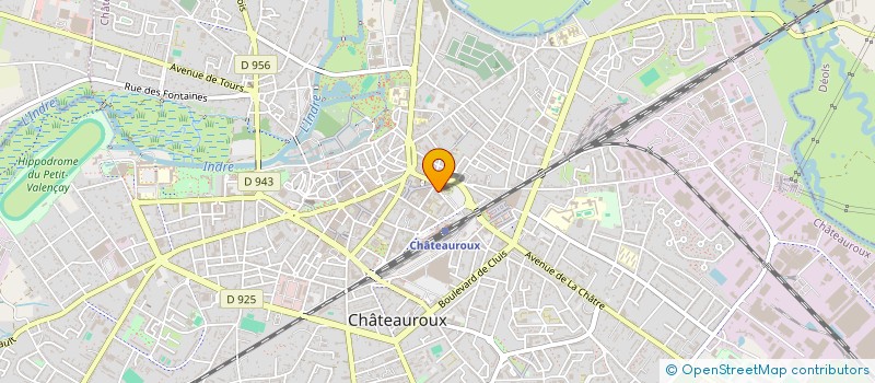 localisation de l'entreprise OPTINERIS EMPLOI D'AVENIR à CHATEAUROUX