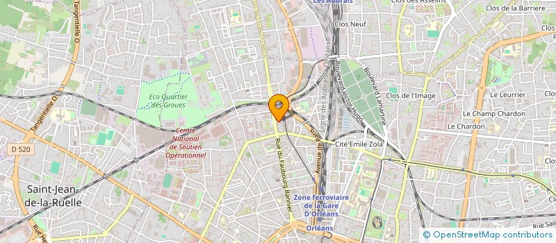 localisation de l'entreprise OPTINERIS LOIRET à ORLEANS