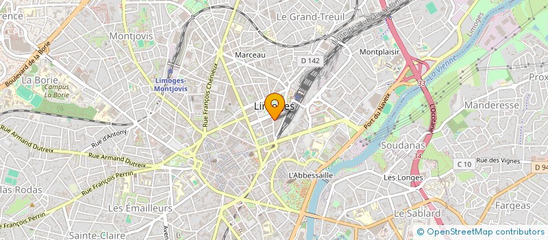 localisation de l'entreprise OPTINERIS MANAGEMENT à LIMOGES