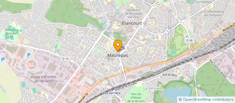 localisation de l'entreprise OPTINERIS YVELINES à MAUREPAS