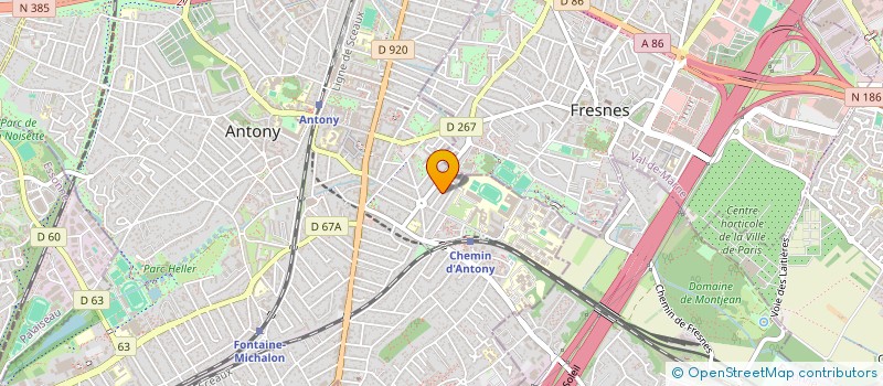 localisation de l'entreprise OPTINIQUE à ANTONY