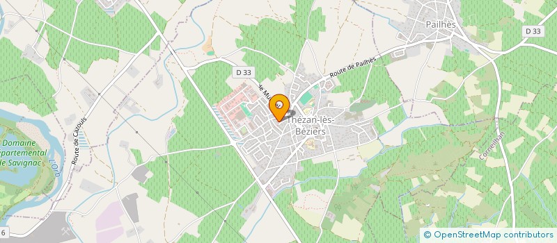 localisation de l'entreprise OPTINVEST PATRIMONIA  THEZAN-LES-BEZIERS