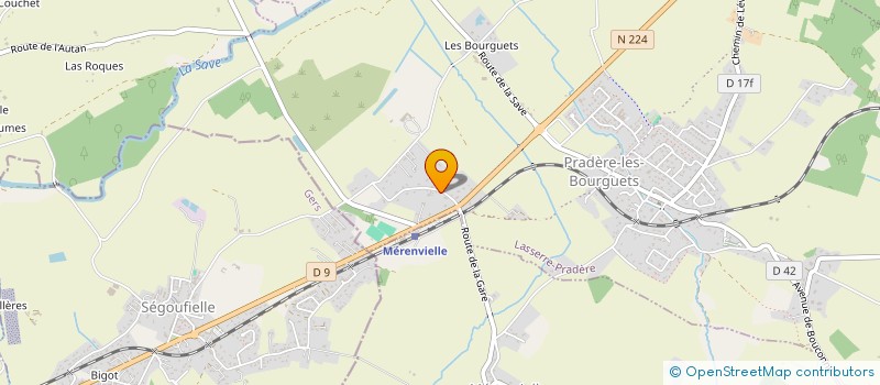 localisation de l'entreprise OPTIO CONSULTING  LASSERRE-PRADERE