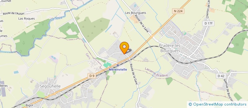 localisation de l'entreprise OPTIO GROUP à LASSERRE-PRADERE