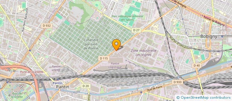 localisation de l'entreprise OPTION  BOBIGNY