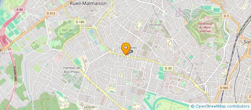 localisation de l'entreprise OPTION à RUEIL-MALMAISON