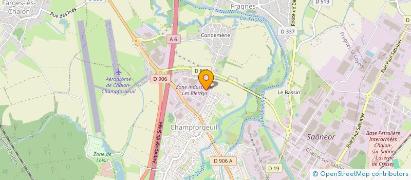 localisation de l'entreprise OPTION AUTOMATISMES à CHAMPFORGEUIL