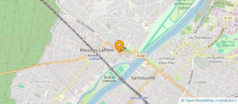 localisation de l'entreprise OPTION DESIGN à MAISONS-LAFFITTE